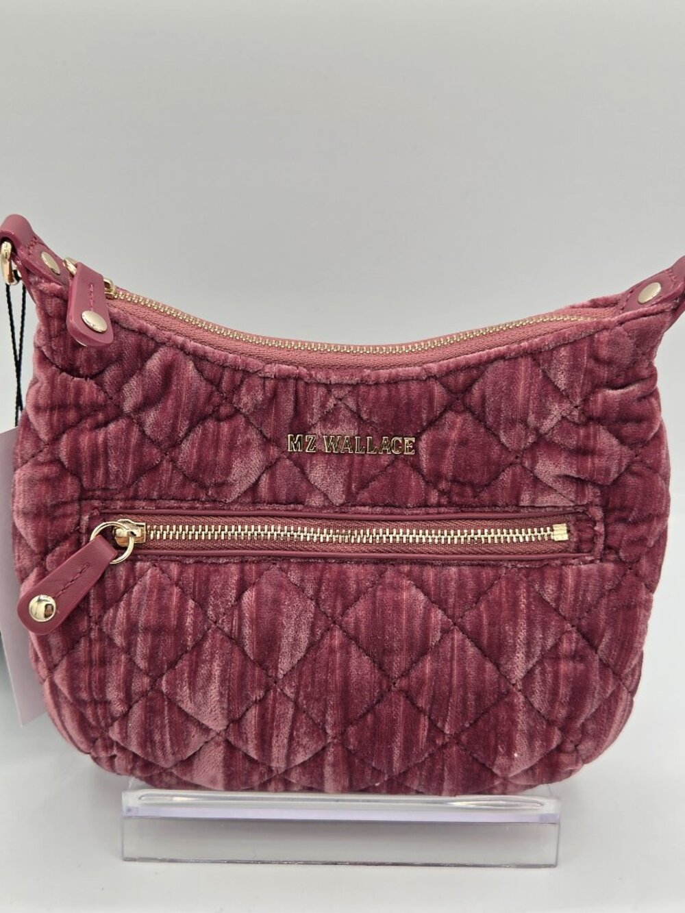 MZ Wallace Velvet Crossbody Bag | Petal Velvet | New With Tags - Picture 2 of 10